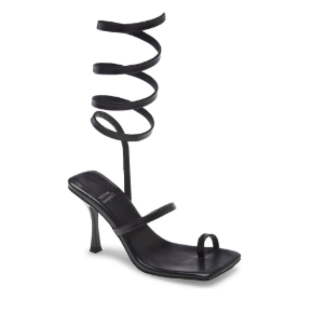 Jeffrey Campbell Black Spiral Heels